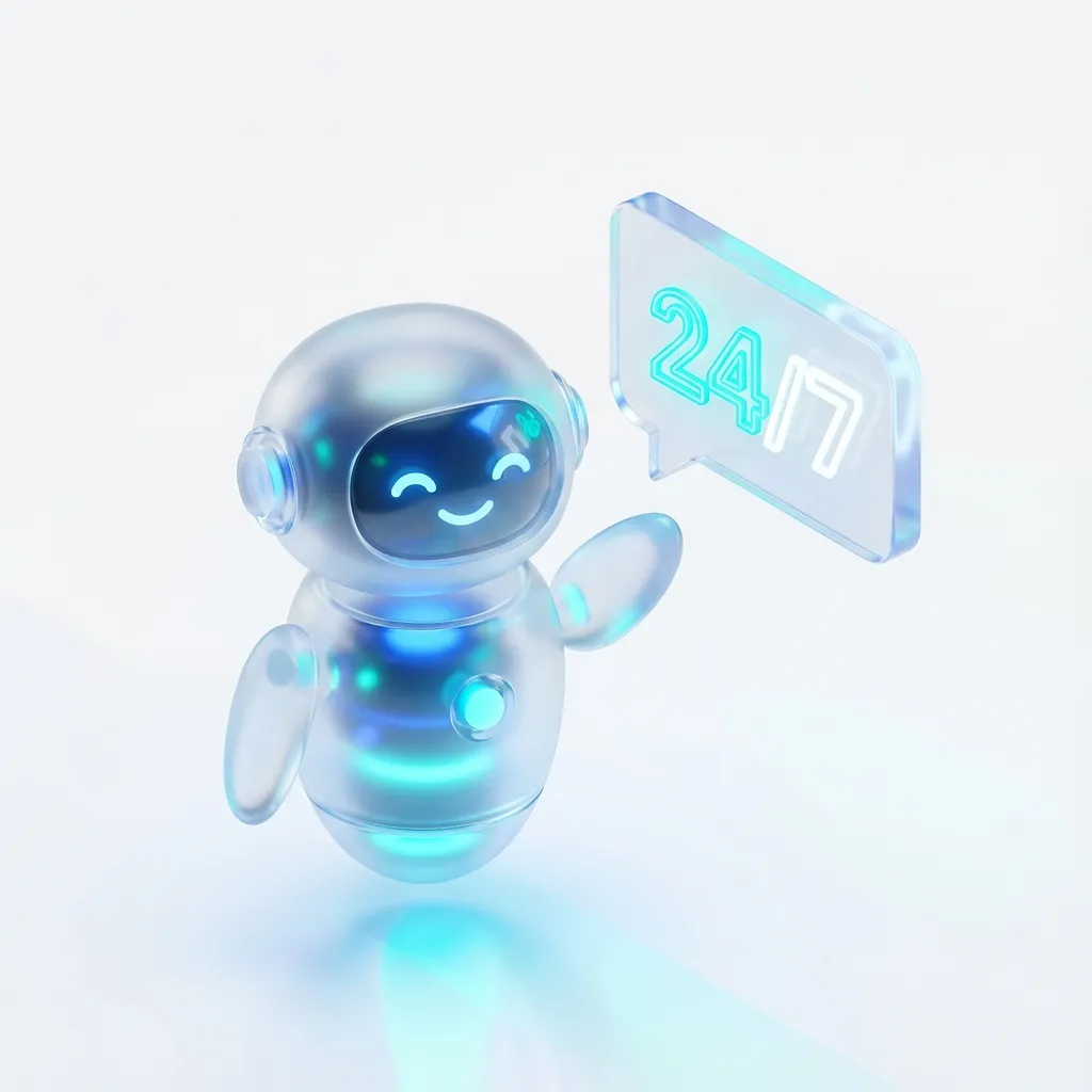 24/7 AI Receptionist answering customer service questions instantly